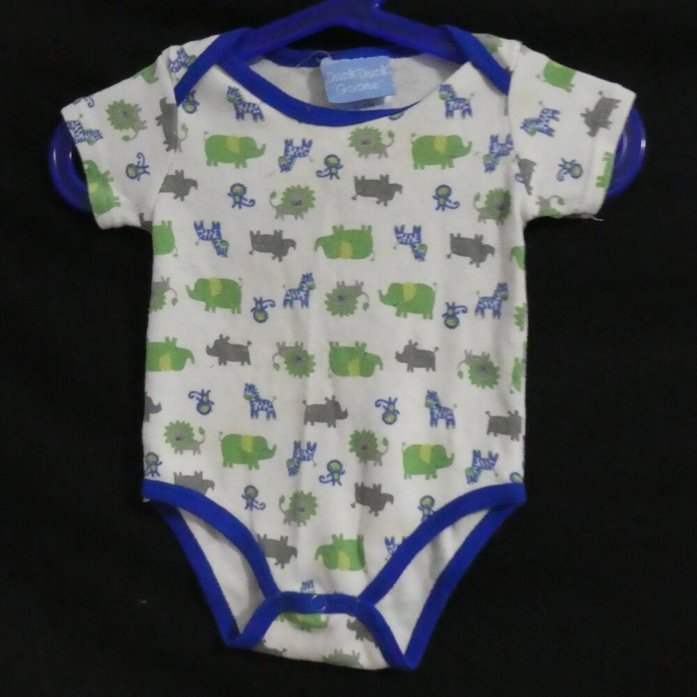 DUCK DUCK GOOSE | 6-9 months | Short Sleeve Animal Print Bodysuit